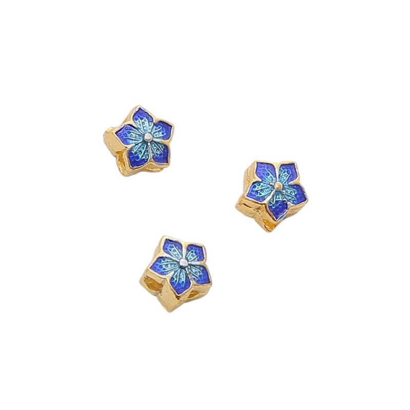 Copper Cloisonn Beads Charm Accessories For DIY Jewelry Making Bracelet Earring Necklace
