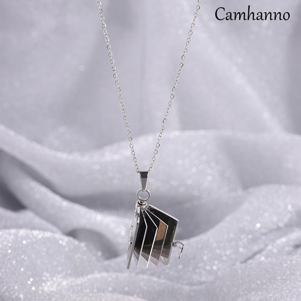 Titanium Steel Girl Love Letter Necklace Can Be Opened Pendant, Couple's New Personalized Temperament Necklace Collarbone Chain