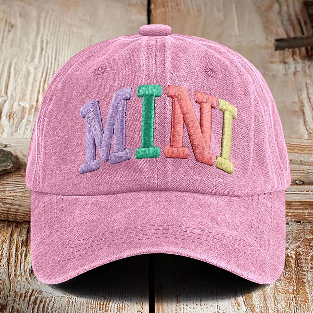 Washed Cotton Printed Hat For Vintage Baseball Cap And Soft Top Hat