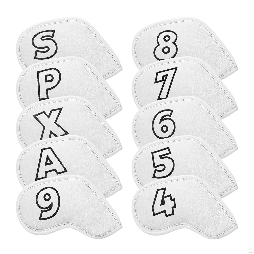 10 Golf Club Covers Made of PU, Fashionable, Scratch-resistant, Creative Gift for Golfers,