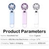 Portable Summer Handheld Small Fan Cooling Ice Pack Hanging Neck Fan Digital Display 5-speed Speed Regulation Turbo Fan