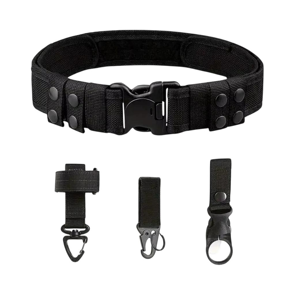 Canvas Belt – Outdoor Polypropylene Belt with Plastic Buckle, Heavy Duty Adjustable Waist Belt, Popular Military and Training Belt