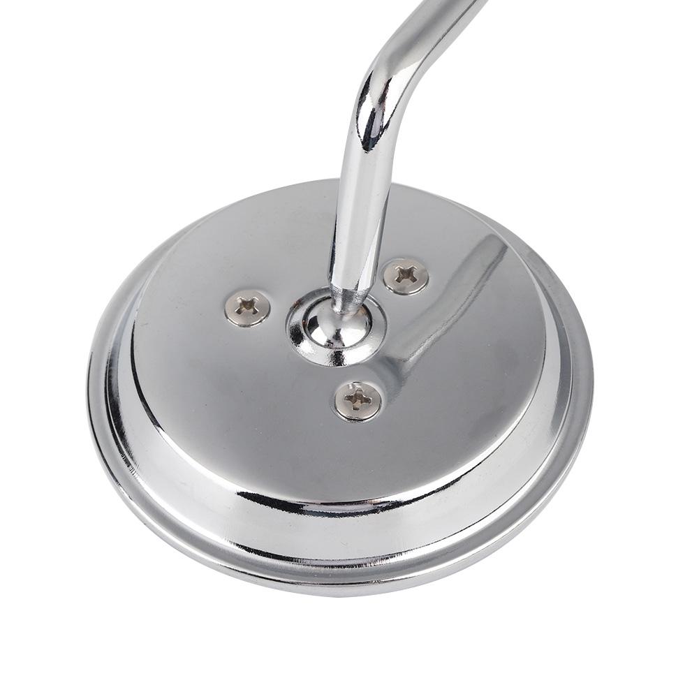 Vintage Round Shape Reflective Modified Rear View Mirror for Motorcycle Motorbike (Silver)