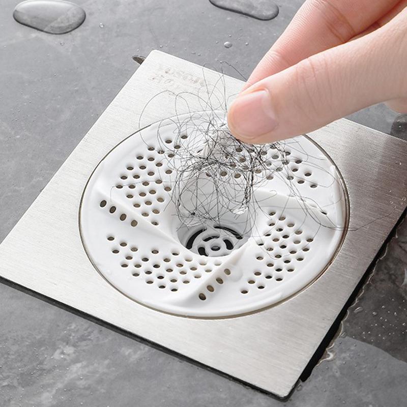 3 PCS Bathtub Drain Hair Catcher Tub Hair Catcher Drain Protector Strainer Shower Hair Drain Catcher Strainer