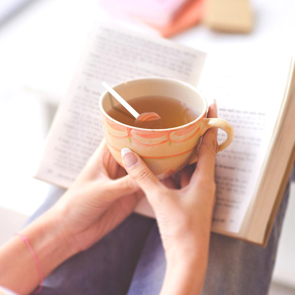 Silicone Tea Infuser Food Grade Lollipop Shape Design Tea Filter Funny Tea Strainer