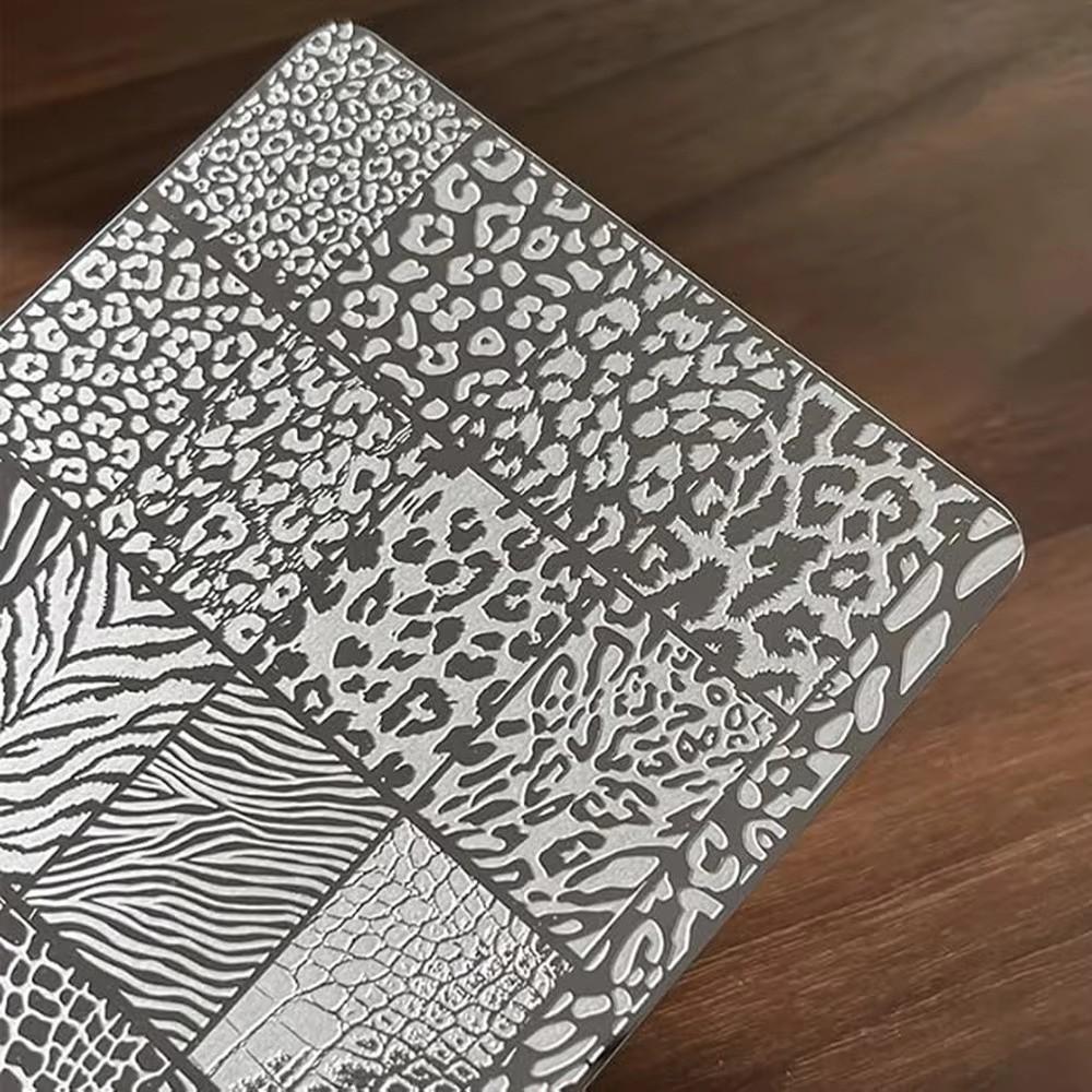 Leopard Print Nail Art Template 14.5cm DIY Manicure Tools Reusable Nail Stamping Plate