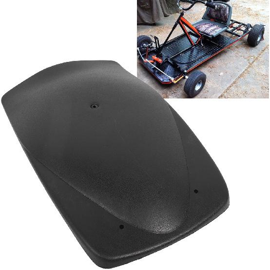 SIXRUN Universelle ATV Schmutzfänger, Spritzschutz-Set für vorne & hinten für ATV, Dirt Bike, Go-Kart, UTV, Strapazierfähiger Kunststoff, DIY-Installation ohne Bohren