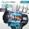 Yofidra 15000PSI 103Mpa Electric Grease Gun High Pressure Lubricating Oil Injector Machine Grease Gun For Makita 18V Battery Pin