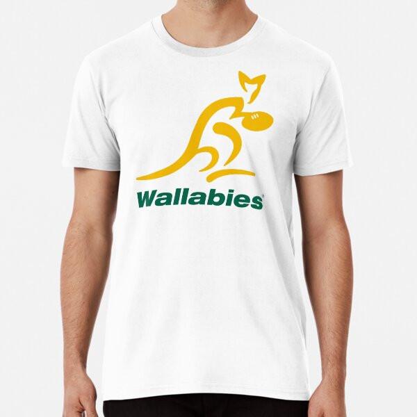 Australia Rugby Wallabies Yellow Wallaby TShirt Made in Australia Unisex T-Shirt XXXL