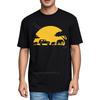 Top Tees Brand Everyday Tees Safari Silhouette With Animals And Car Short Sleeve Everyday Tees Anime Cheap Tshirt Quickdry