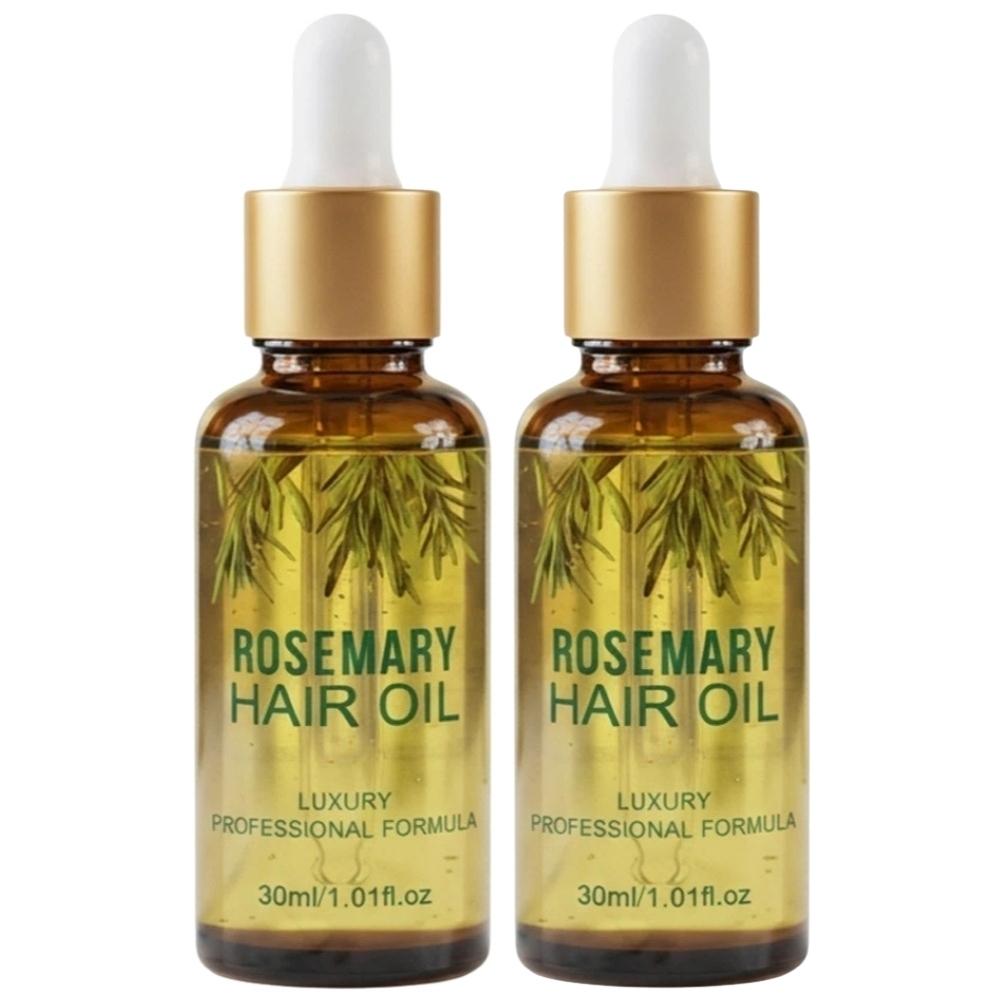 2PCS Rosemary Hair Oil with Batana Oil & Onion Seed Oil, Herbal Scalp Care Oil for Softer, Smoother & Healthier Looking Hair