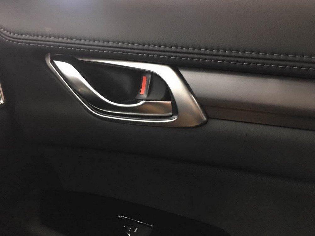 RUIQ Interior Matte Front and Rear Inner Door Handle Garnish for the New Mazda Nickel-Plated CX-8 (KG Series)