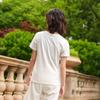 Vans Classics Small Logo Tee Solid Color Printed Round Neck Pullover Sports Short Sleeve T-Shirt Women Tops Off-White VN0003V3FS8