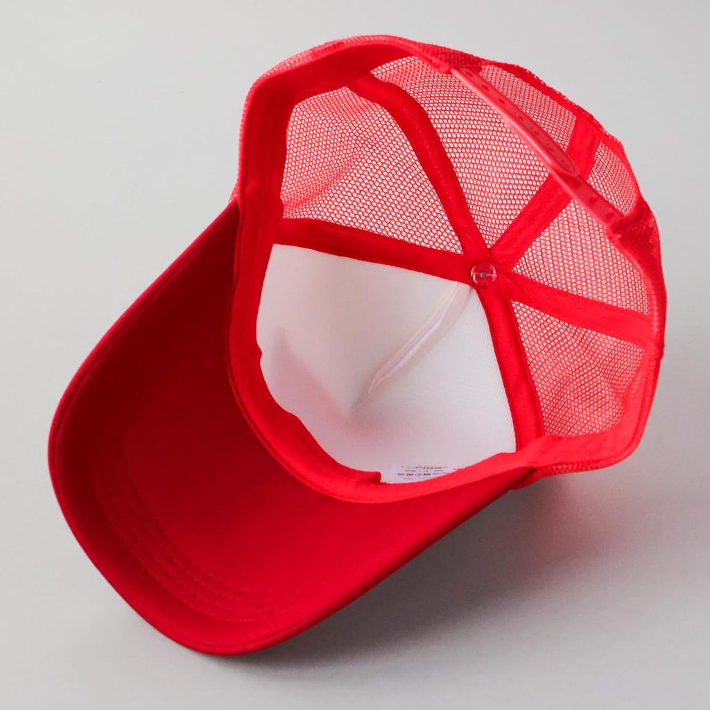 Dickies Standard Logo Urethane Mesh Solid 874 Street Cap Free Cap, Unisex, Color, (JP, Alphabet, Size, (01) Red)