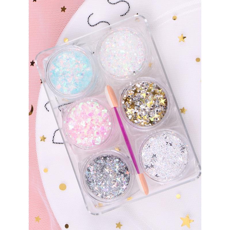 Fairy Sparkle Glitter Eyeshadow Stickers - Shimmer Makeup for Christmas & Children's Day