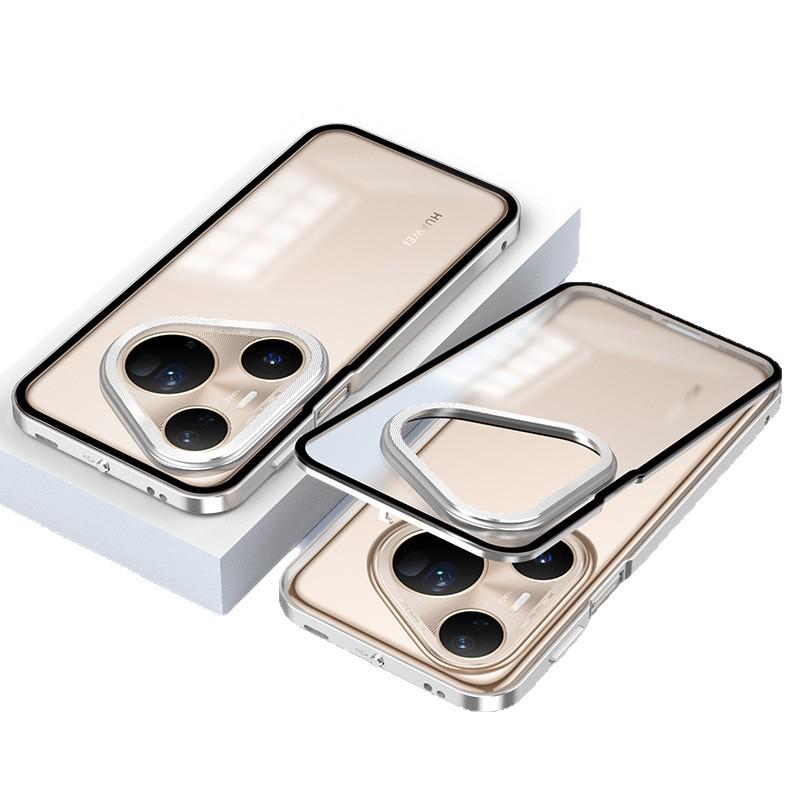 Huawei Pura80/Pura80 Ultra Magnetic Shockproof Metal Phone Case with Spring Buckle Pura80Ultra