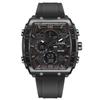 Barrel-Shaped Electronic Watch Waterproof Dual-Display Led Luminous Alarm Clock Men'S Student Electronic Watch