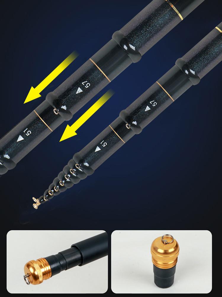 

Gu Mai 28-Tune Ultra-Light Ultra-Hard Fishing Rod, Stream Positioning & Front-Casting Doudiao Rod. 3-position 4.5-3.9-3.3 bare rod