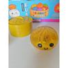 1 Stück Glitzer-Dampfbrötchen Squishy Mit Pop-Perle Langsamer Rückprall Realistisches Gesicht Design Tragbares Stressabbau-Spielzeug Für Tägliche Freizeit Und Geschenk