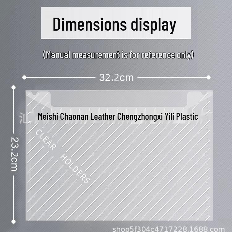 A4 Transparent Extra Thick File Bags with Snap Closure - Waterproof and Large Capacity for Documents and Test Papers