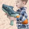 Kids Cartoon Shark Water Gun Portable Summer Absorbing High Pressure Water Gun Beach Outdoor Water Rifle Fight Adult Toys