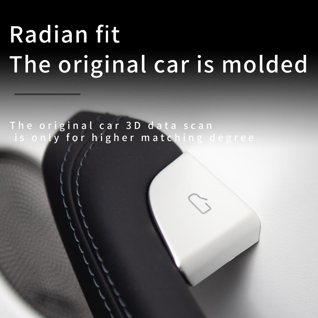 Car Door Open Button Sticker For Tesla Model 3 Highland /Model Y Juniper Door Window Switch Button Decoration Patch Accessories