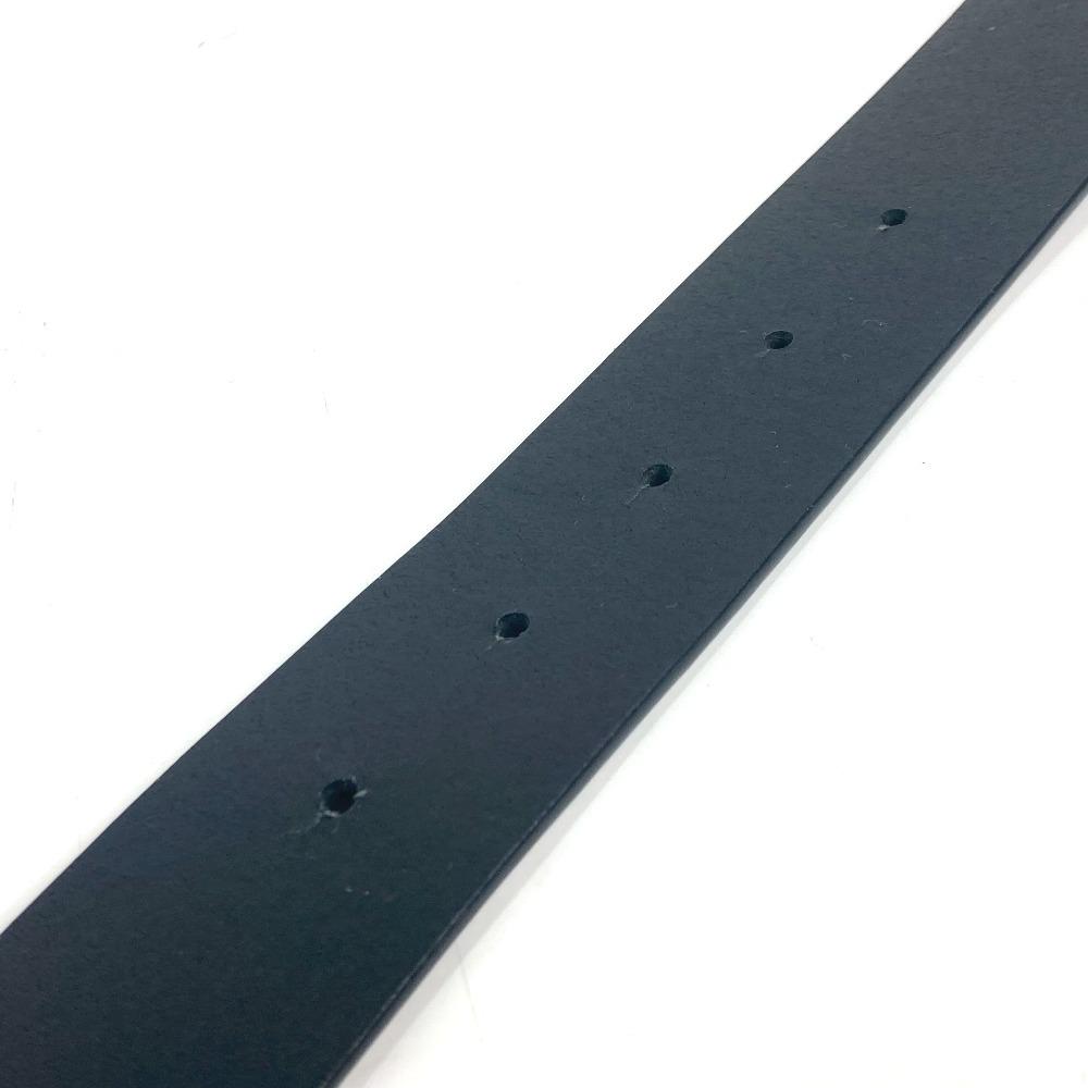 BALENCIAGA 655956 B Buckle Accessories belt Leather Black