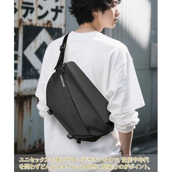 Aerokyo Body Bag Shoulder Mens Crossbody Large Capacity Waterproof Sling One Compatible 11-inch iPad Commuting School Cycling Outdoor Stylish Popular
