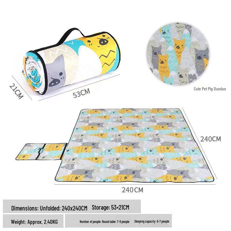 OEING Outdoor Portable Picnic & Camping Mat 240x240cm