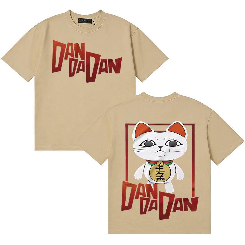 Japanese Unisexga Dandadan Tshirt Hipster Unisexs Women Hip Hop Tshirts Summer High Quality Casual Cozy Short Sleeve T Shirt Unisex
