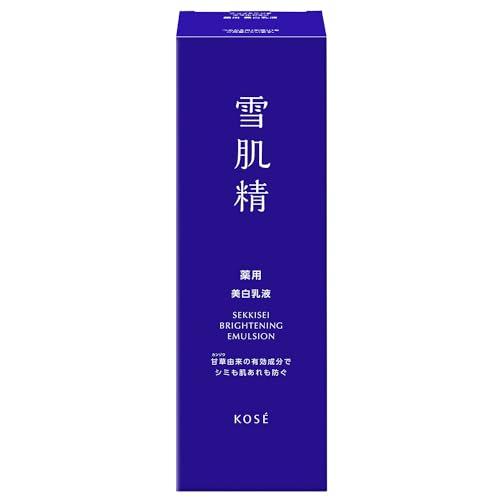 SEKKISEI Whitening Emulsion Medicinal Sekkisei Brightening Emulsion 140mL Emulsion Whitening Rough Skin Spots Dull Coix Coix Licorice Chinese Herbal J