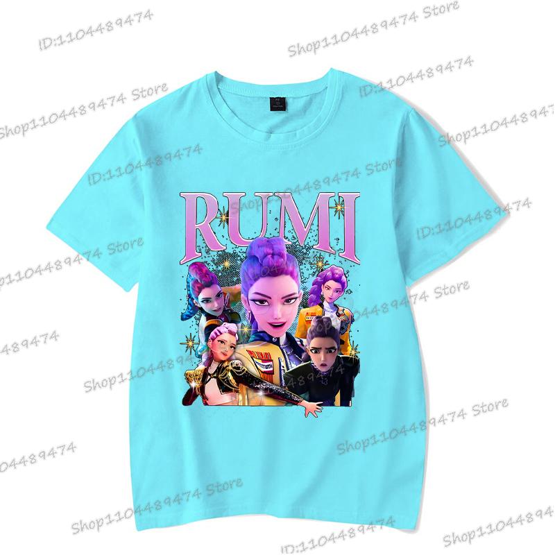 

Hot Sale KPop Demon Hunters 2025 T Shirt Men Women Fashion Pop Punk Anime T-shirts Unisex Vintage Cartoon Summer Tshirts 4XL