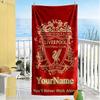 Liverpool Personalized Name Beach Towel Super Soft Microfiber Quickdry Fabric