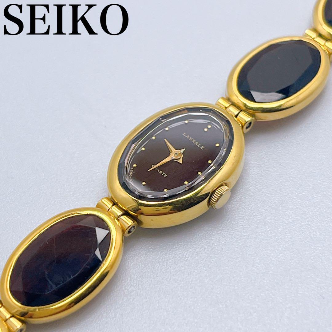 

[USED] 214 Seiko LaSalle Brown Ladies Quartz Wristwatch, Rare