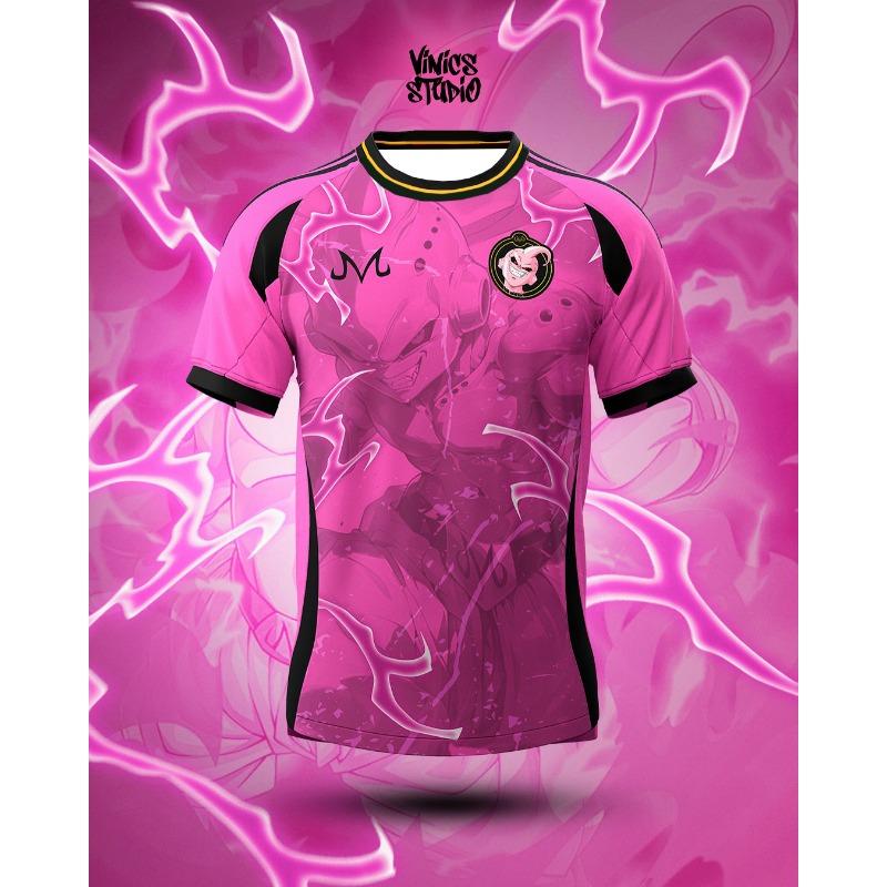 

Majin Buu Dragon Ball T-shirt Men s Women s Jersey Style Full Sublimation Majin Mark Print Casual Breathable Streetwear Tee XL