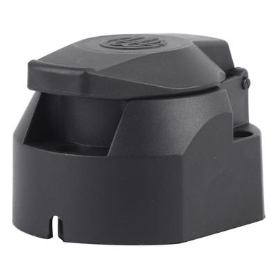 Soquete Redondo Impermeável de 7 Pinos Conector Tipo UE Acessório para Reboques de RV