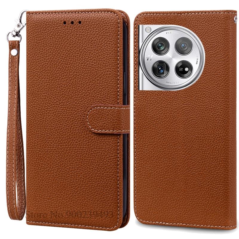 For Oneplus 12 Case Leather Wallet Flip Cover Phone Case For Oneplus 12 Coque Fundas For One Plus 12 Oneplus12 Phone Case Fundas