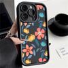 Colorful Flowers Silicone Case For iPhone 15 16 Pro Max 14 13 12 11 Pro Max 7 8 XR XS 16e Shockproof Bumper Soft TPU Phone Cover