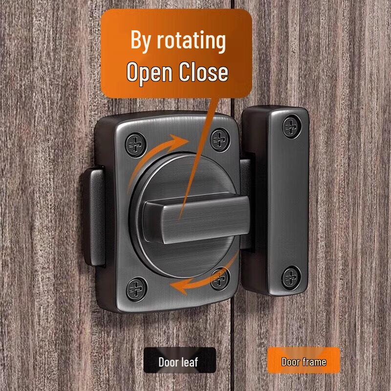 Rongyu 90-Degree Rotating Door Latch