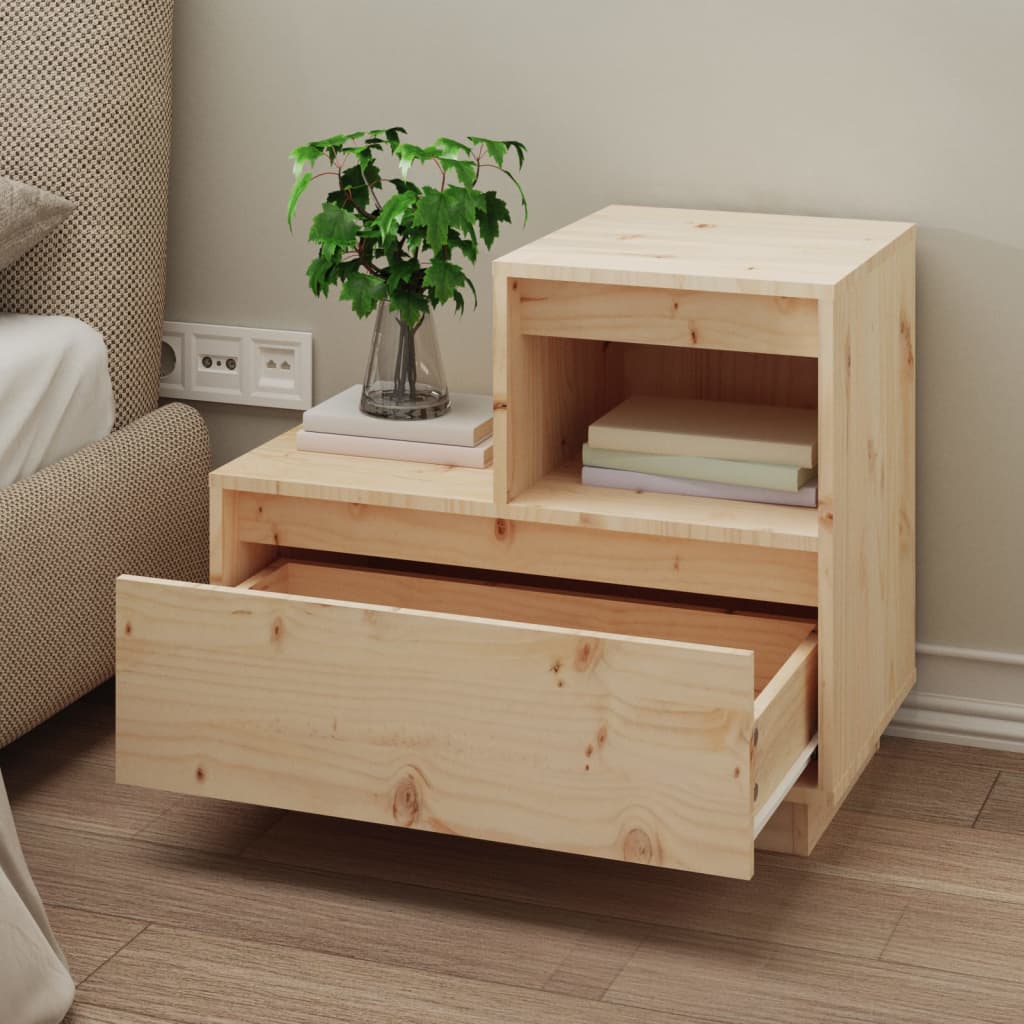 Nightstands 2 pcs 60 x 34 x 51 cm Solid Pine Wood