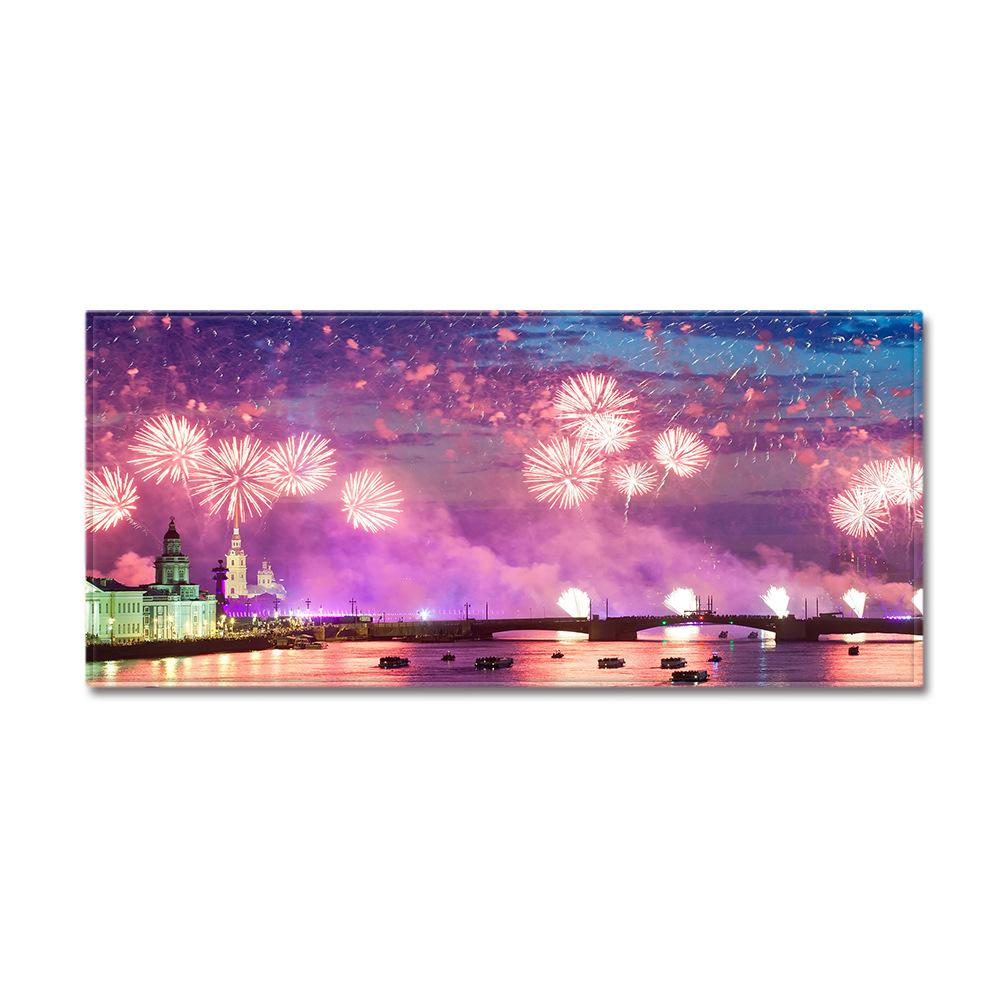 

Landscape Dust Mat Toilet Non-Slip Door Mat Bathroom Absorbent Mat Kitchen Long Bedroom Floor Mat Carpet 40*120cm