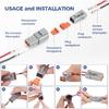 32 PCS Deutsch DTP Connector Kit 2 Pin Automotive Waterproof Connectors 4 Sets With Size 12 Stamped Contacts Gauge 14-12 AWG Wire Size,25A