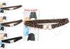 Fashion Black And Leopard Print Elastic Waistband With Buckle Design For Formal Events