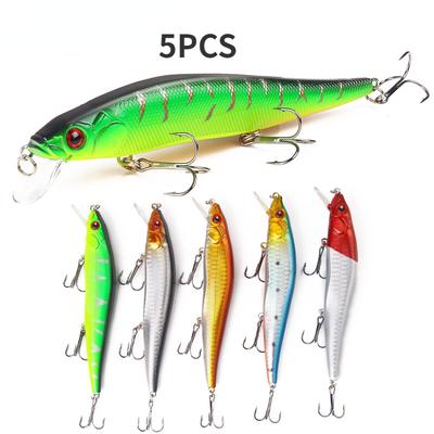 5PCS Mino Bait 14cm/23g Long Throw Sea Fishing Simulation Hard Bait Fake Bait