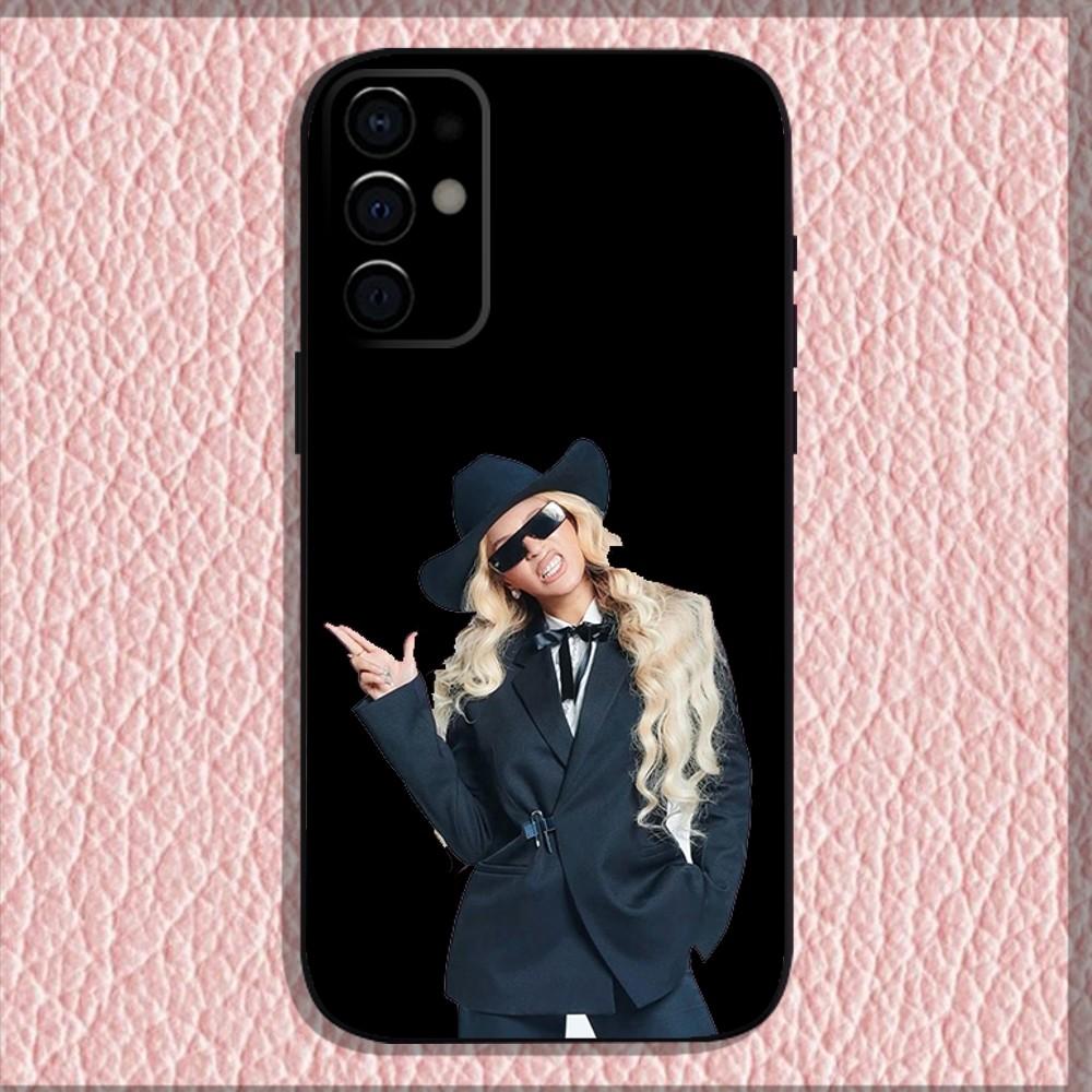 Hot Singer B-Beyonce Phone Case For Samsung S24,S21,S22,S23,S30,Ultra,S20,Plus,Fe,Lite,Note,10,9,5G Black Soft Shell