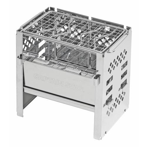 

[.co.jp only] Captain Stag (CAPTAIN STAG) Barbecue Stove Fire Stand 3-in-1 Folding Kamado Smart Grill B6 Type with Bag 3 Levels Adjustable [Multi-Pane