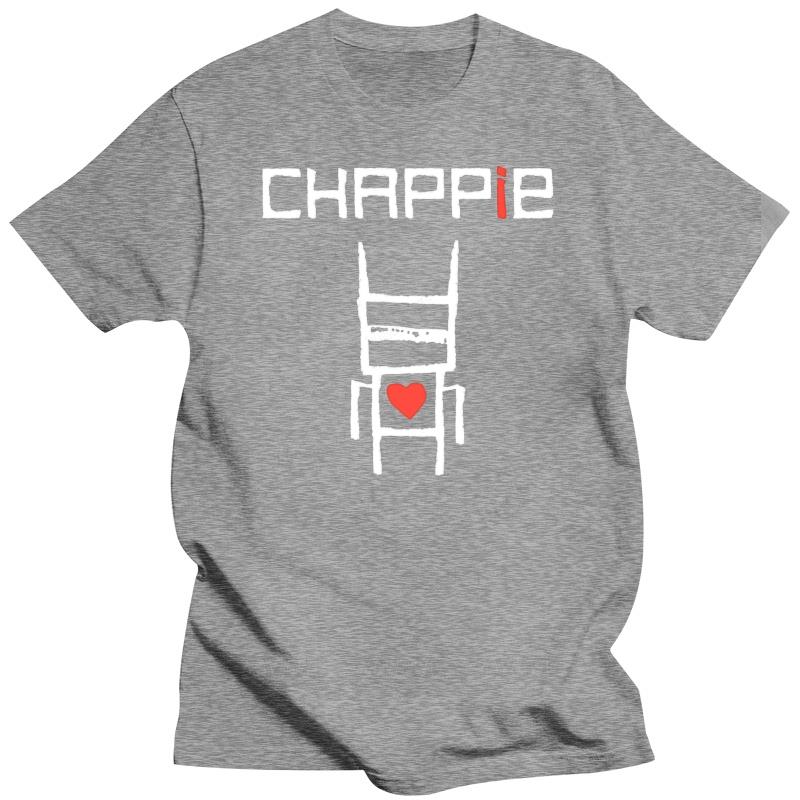

Men s Oversized t-shirts top Chappie T Shirt Love Chappie Tee-Shirt Short-Sleeve Man Tee Shirt Graphic Basic Funny Cotton Tshirt 4XL
