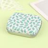 Portable Mini Metal Hinged Tin Box With Lid Rectangular Container Small Storage Container Kit Candy Pill Cases Forhome Organizer