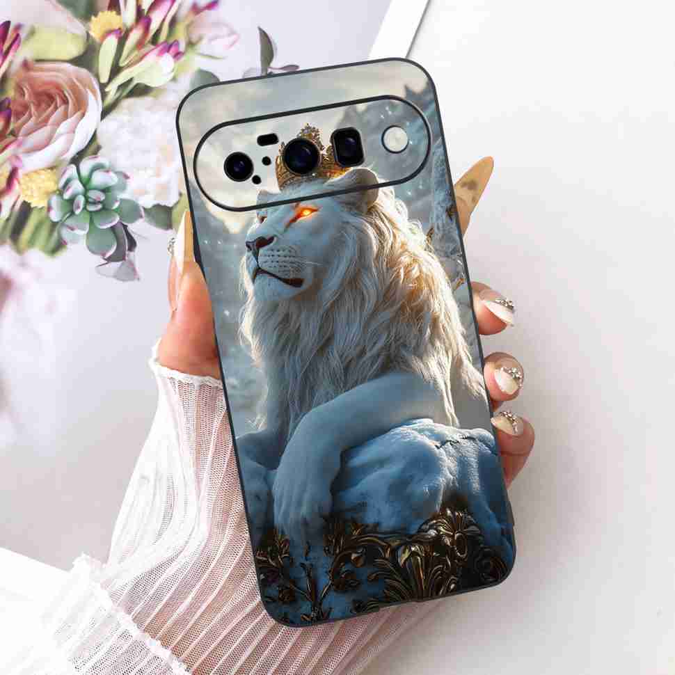 For Google Pixel 10 5G GK2MP Case Silicone TPU Black Cover For Google Pixel10 GLBW0 GL066 Retro Animal Cartoons Phone Cases Capa