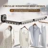 Non Perforated Suction Cup Wall Mounted Folding Clothes Rack Saves Space Room Balcony Invisible Telescopic Clothes Rack